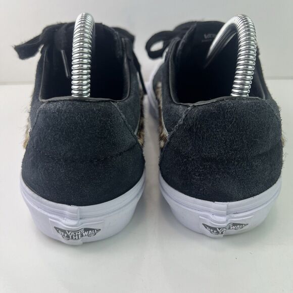 Vans Sk8-Low Animal Print Tiger Black Suede Sneakers Size 9.5 - Picture 5 of 9